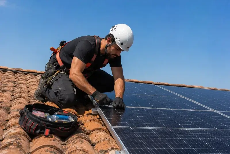 Maintenance et monitoring de panneaux solaires à Marignac