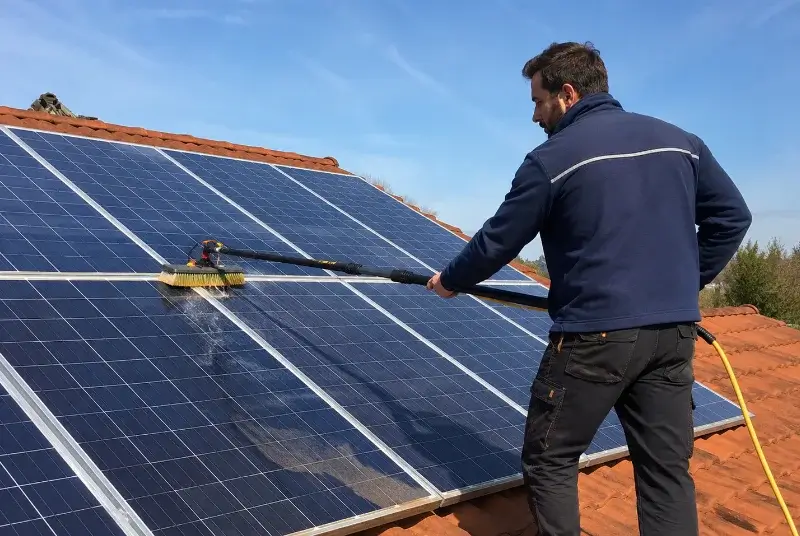 Nettoyage et entretien de panneaux solaires à Marignac